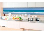 Samolepicí Fototapeta do kuchyně - Pláž KI-350-090 | 350x60 cm Fototapety