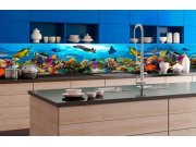 Samolepicí Fototapeta do kuchyně - Ryby v oceánu KI-350-092 | 350x60 cm Fototapety