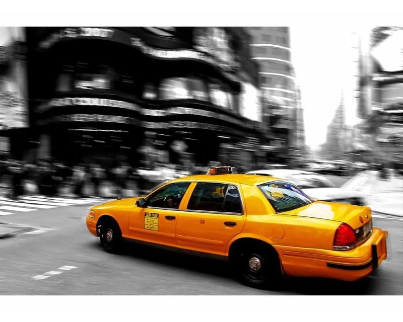 Fototapeta na zeď Žluté taxi | MS-5-0007 | 375x250 cm - Fototapety