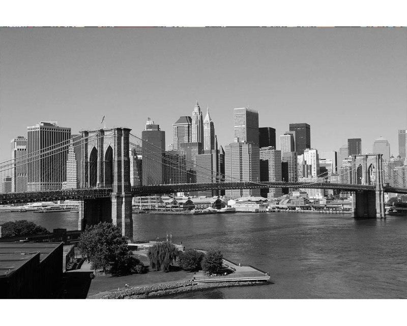 Fototapeta na zeď Manhattan v šedé barvě | MS-5-0010 | 375x250 cm - Fototapety