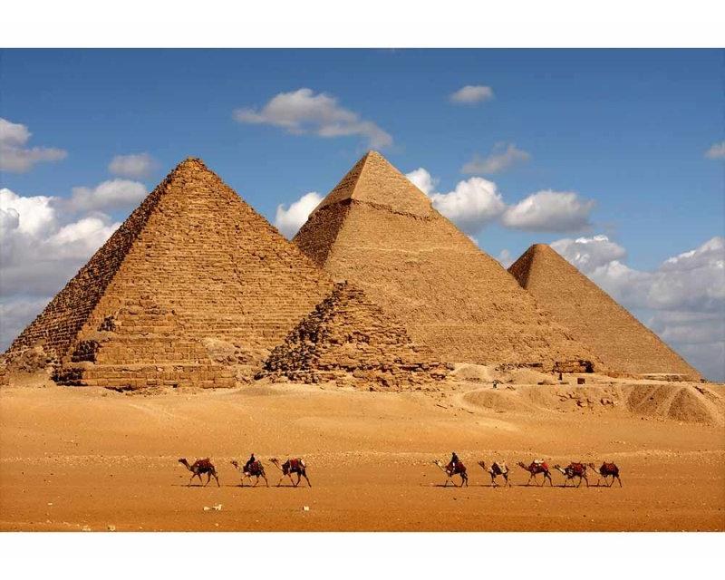 Fototapeta na zeď Egyptská pyramida | MS-5-0051 | 375x250 cm - Fototapety