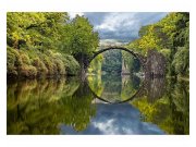 Fototapeta na zeď Krajina s obloukovým mostem | MS-5-0060 | 375x250 cm Fototapety