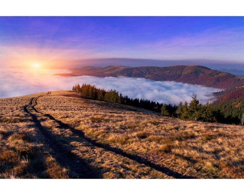 Fototapeta na zeď Svítání na horách | MS-5-0063 | 375x250 cm - Fototapety