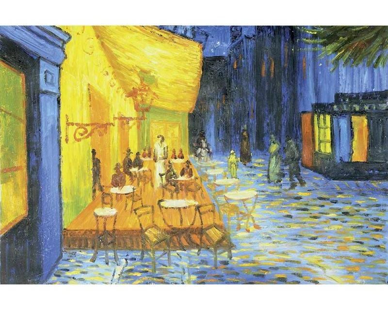 Fototapeta na zeď Terasa Kavárny Od Vincenta Van Gogha | MS-5-0251 | 375x250 cm - Fototapety