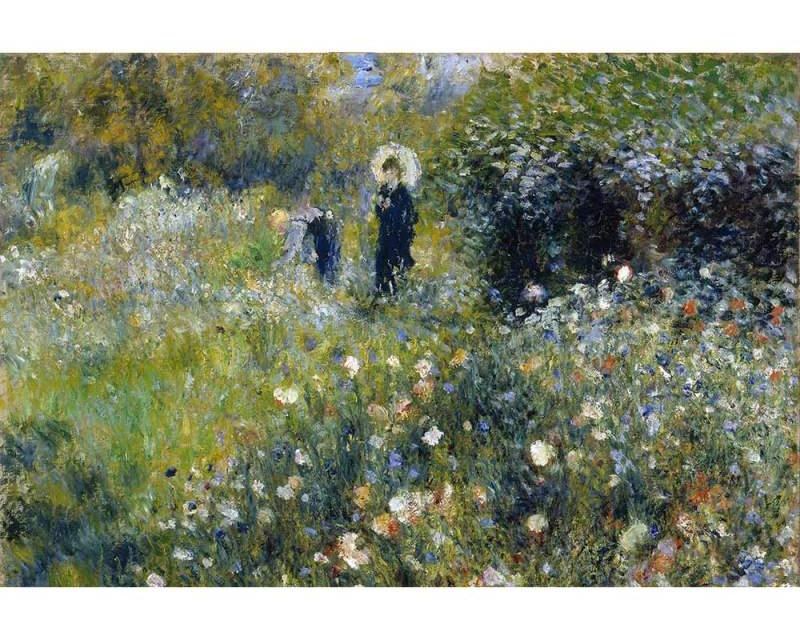 Fototapeta na zeď Ženy v zahradě od Pierra Augusta Renoira | MS-5-0256 | 375x250 cm - Fototapety