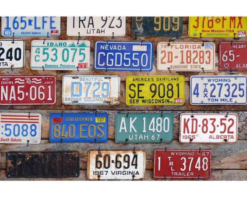 Fototapeta na zeď Poznávací čísla | MS-5-0269 | 375x250 cm - Fototapety