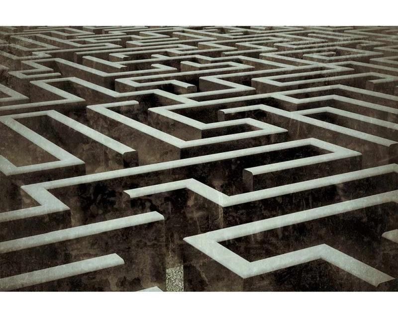 Fototapeta na zeď 3D labyrint | MS-5-0279 | 375x250 cm - Fototapety