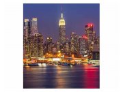 Fototapeta na zeď Manhattan v noci | MS-3-0003 | 225x250 cm Fototapety