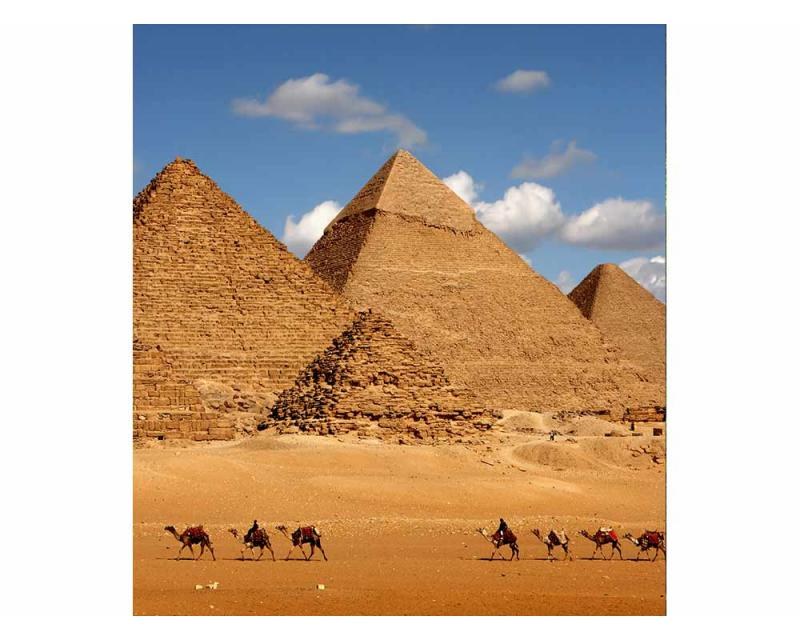 Fototapeta na zeď Egyptská pyramida | MS-3-0051 | 225x250 cm - Fototapety