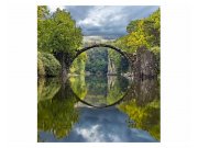 Fototapeta na zeď Krajina s obloukovým mostem | MS-3-0060 | 225x250 cm Fototapety