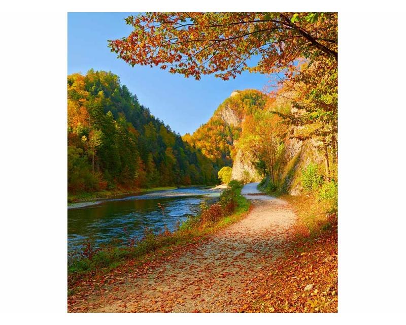 Fototapety - Fototapeta na zeď Řeka Dunajec | MS-3-0069 | 225x250 cm Fototapeta na zeď Řeka Dunajec | MS-3-0069 | 225x250 cm - Fototapety