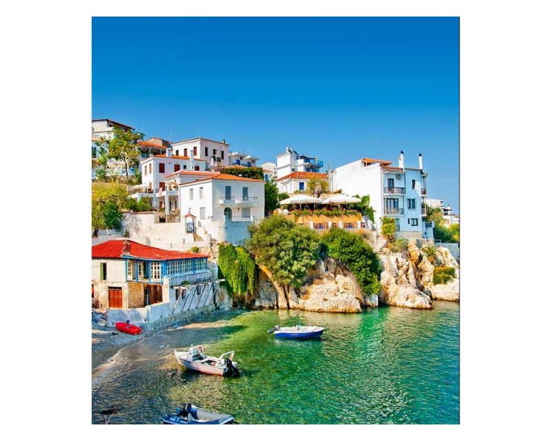 Fototapeta na zeď Řecká pobřeží | MS-3-0197 | 225x250 cm - Fototapety