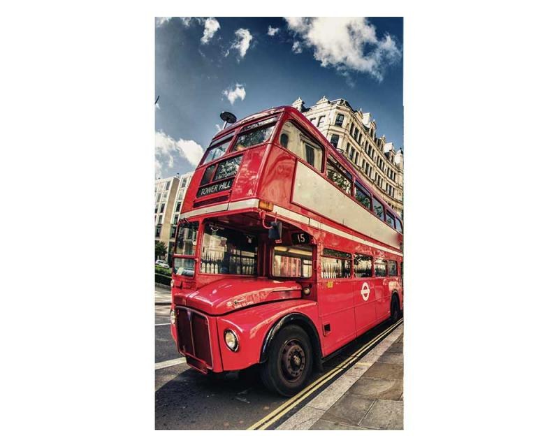 Fototapeta na zeď Londýnský autobus | MS-2-0017 | 150x250 cm - Fototapety