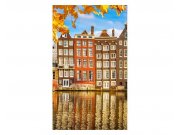 Fototapeta na zeď Domy v Amsterdamu | MS-2-0024 | 150x250 cm Fototapety