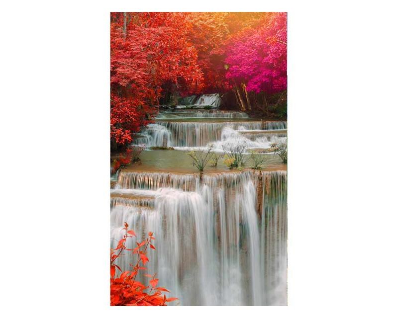 Fototapeta na zeď Vodopád v deštném pralese | MS-2-0072 | 150x250 cm - Fototapety