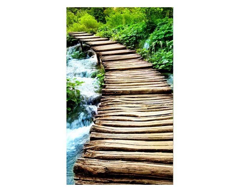 Fototapeta na zeď Dřevěná lávka | MS-2-0080 | 150x250 cm - Fototapety