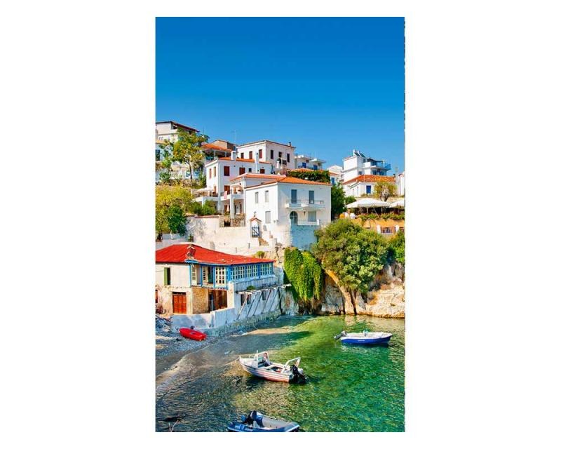 Fototapeta na zeď Řecká pobřeží | MS-2-0197 | 150x250 cm - Fototapety