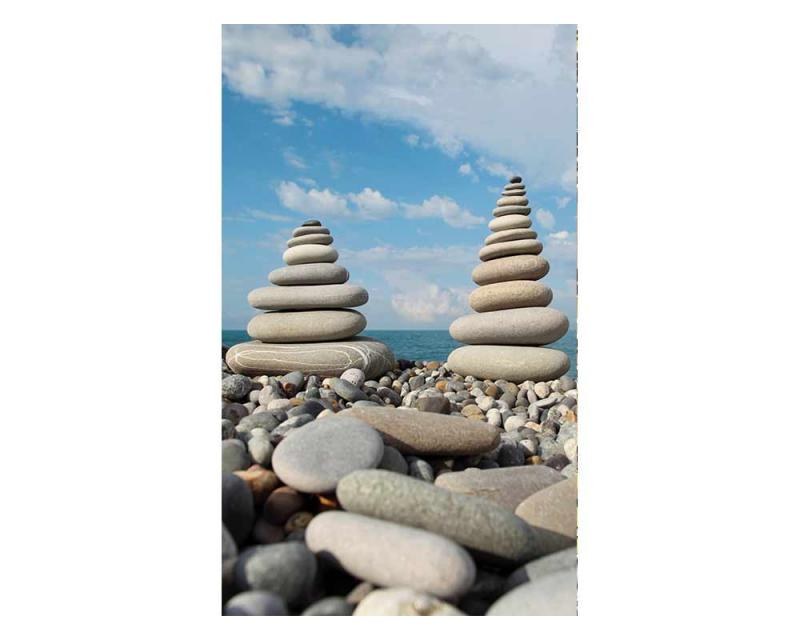 Fototapeta na zeď Kameny na pláži | MS-2-0204 | 150x250 cm - Fototapety