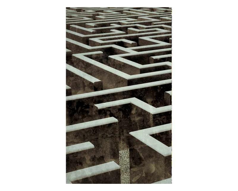 Fototapeta na zeď 3D labyrint | MS-2-0279 | 150x250 cm - Fototapety