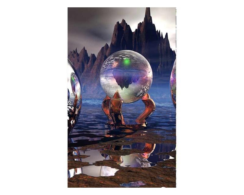 Fototapeta na zeď Krystaly | MS-2-0292 | 150x250 cm - Fototapety