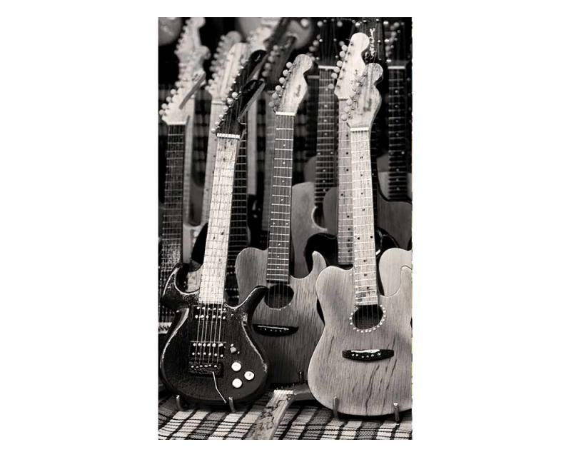 Fototapety - Fototapeta na zeď Kytarová kolekce | MS-2-0303 | 150x250 cm Fototapeta na zeď Kytarová kolekce | MS-2-0303 | 150x250 cm - Fototapety