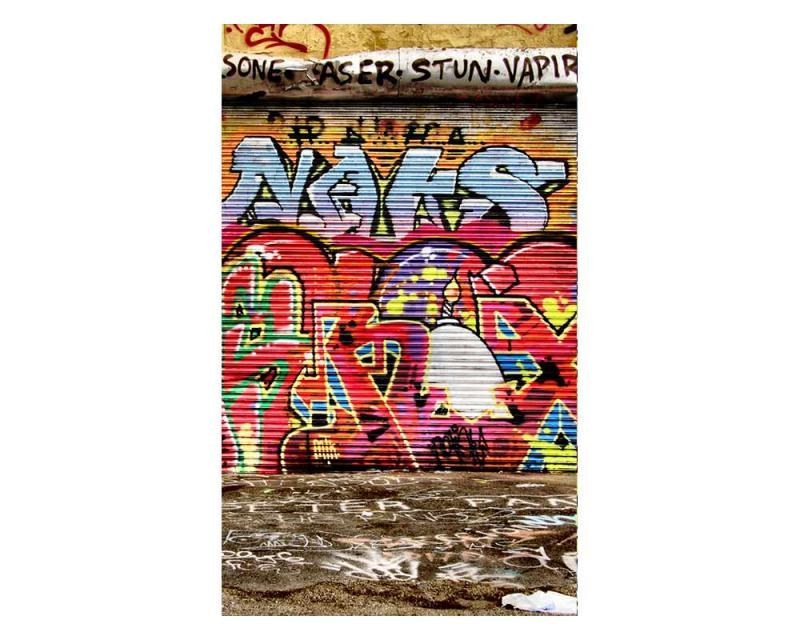 Fototapeta na zeď Ulice s graffiti | MS-2-0321 | 150x250 cm - Fototapety