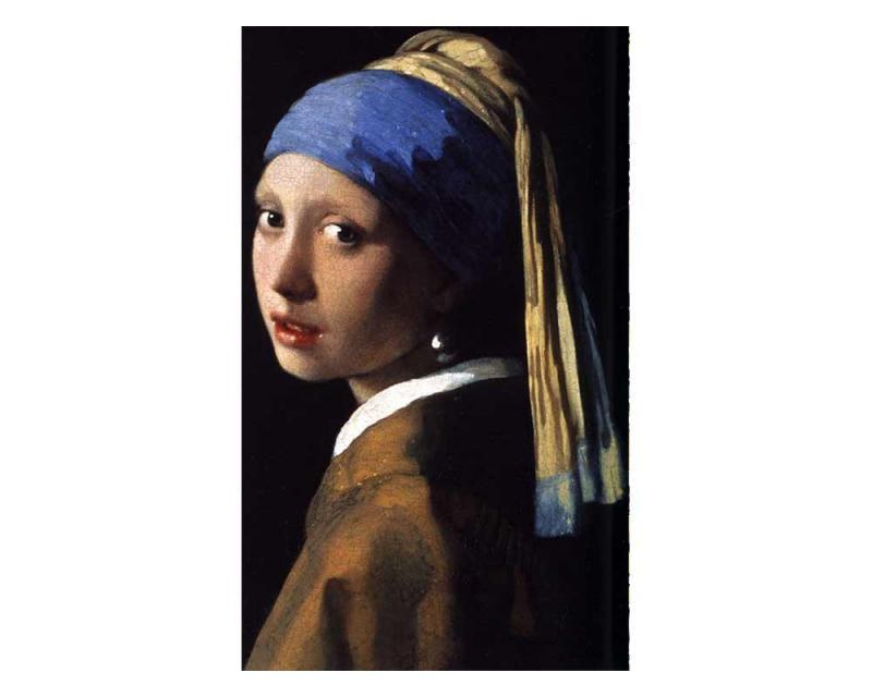 Fototapeta na zeď Dívka s perlovými náušnicemi od Johannese Vermeera | MS-2-0254 | 150x250 cm - Fototapety