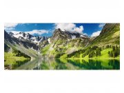 Panoramatická Fototapeta na zeď Jezero | MP-2-0062 | 375x150 cm Fototapety