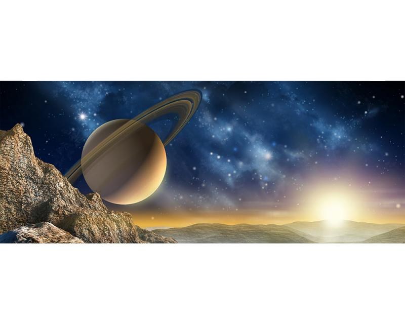 Panoramatická Fototapeta na zeď Vesmír | MP-2-0187 | 375x150 cm
