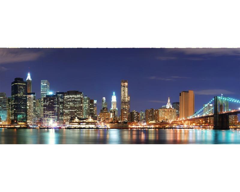 Panoramatická Fototapeta na zeď Manhattan | MP-2-0349 | 375x150 cm - Fototapety
