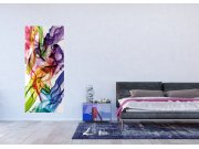 Fototapeta Barevný kouř FTNV-2951 | 90x202 cm Fototapety