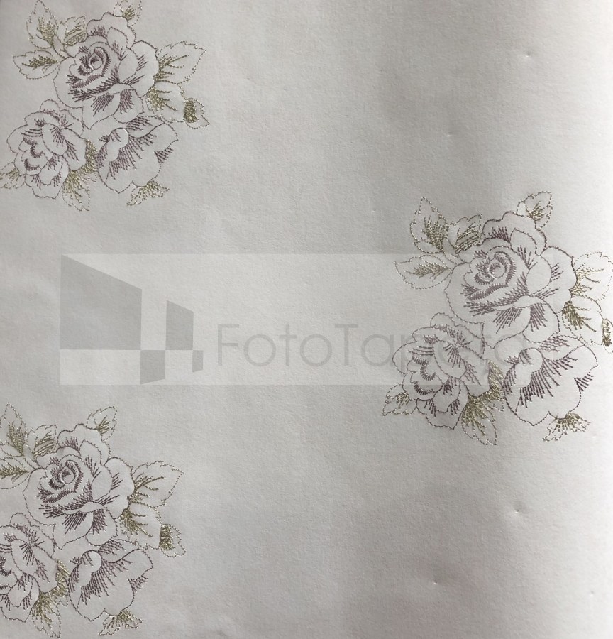 Tapeta Rose bílá barevné růže 6627