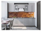 Samolepicí Fototapeta do kuchyně Poškrábaná měď KI-260-105 | 260x60 cm Fototapety