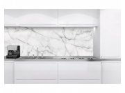 Samolepicí Fototapeta do kuchyně Mramor bílý KI-180-108 | 180x60 cm Fototapety