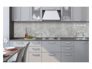 Samolepicí Fototapeta do kuchyně Šedý beton KI-260-106 | 260x60 cm Fototapety