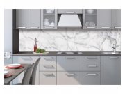 Samolepicí Fototapeta do kuchyně Mramor bílý KI-260-108 | 260x60 cm Fototapety