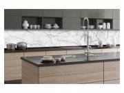 Samolepicí Fototapeta do kuchyně Mramor bílý KI-350-108 | 350x60 cm Fototapety