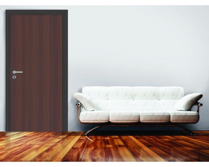 Samolepící fólie na dveře Ořech Portland 99-6285 | 1 m x 90 cm - Tapety samolepící