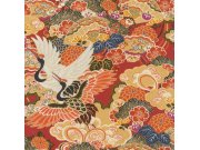 Omyvatelná tapeta v japonském vzoru Kimono 409345 | Lepidlo zdarma Tapety Rasch