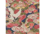 Omyvatelná tapeta v japonském vzoru Kimono 409352 | Lepidlo zdarma Tapety Rasch