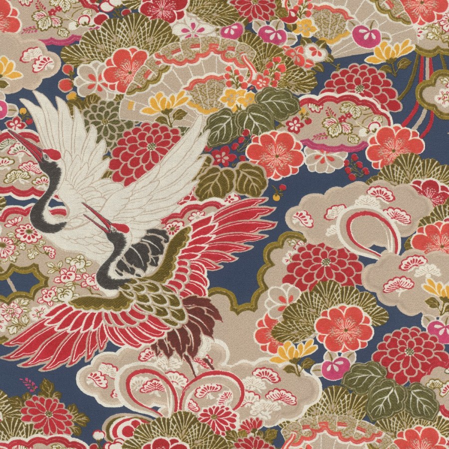 Omyvatelná tapeta v japonském vzoru Kimono 409352 | Lepidlo zdarma