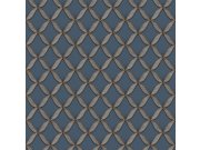 Modrá tapeta s látkovou texturou FT221227 | Lepidlo zdarma Tapety Vavex