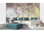 Fototapeta abstraktní mapa světa globus | Lepidlo zdarma Fototapety