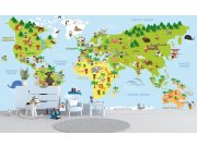 Tapeta Mapa světa | Lepidlo zdarma Fototapety
