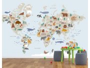 Tapeta Animals world map | Lepidlo zdarma Fototapety