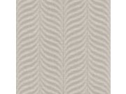 Hnědo-béžová tapeta | grafický vzor peříček EE1303 | Lepidlo zdarma