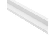 Zakončovací profil k dekoračním lamelám bílý pravý L0101R 3D obkladové panely