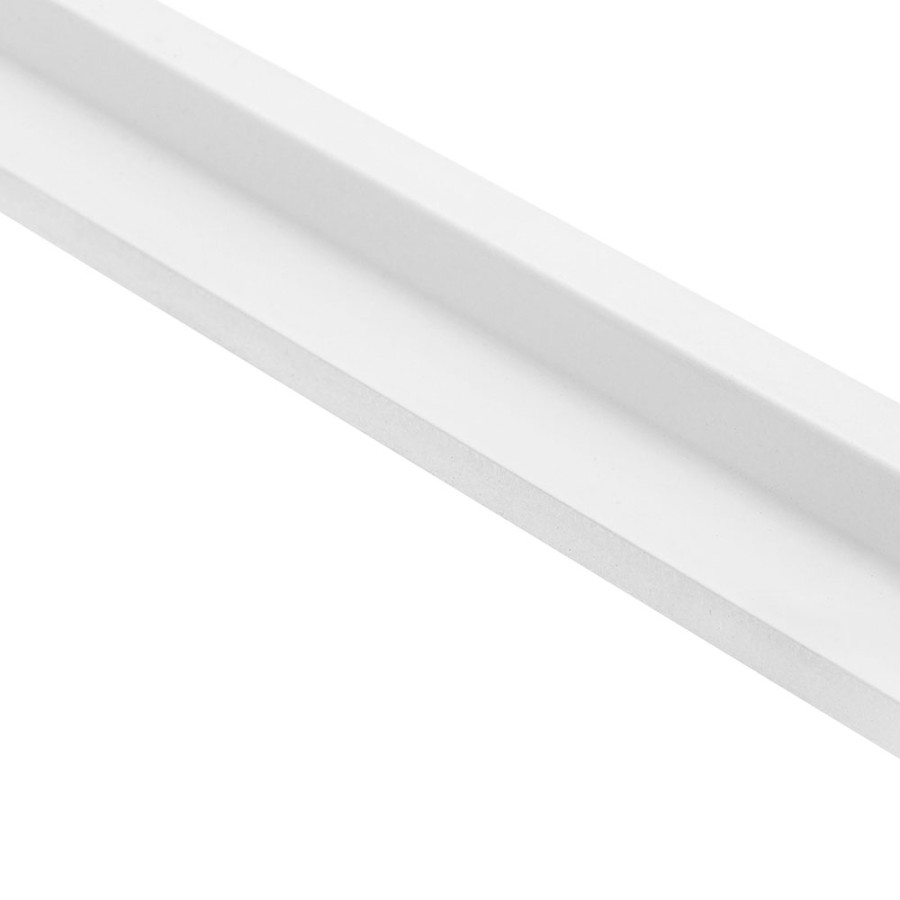 Zakončovací profil k dekoračním lamelám bílý pravý L0101R - 3D obkladové panely