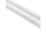 Zakončovací profil k dekoračním lamelám bílý levý L0101L 3D obkladové panely
