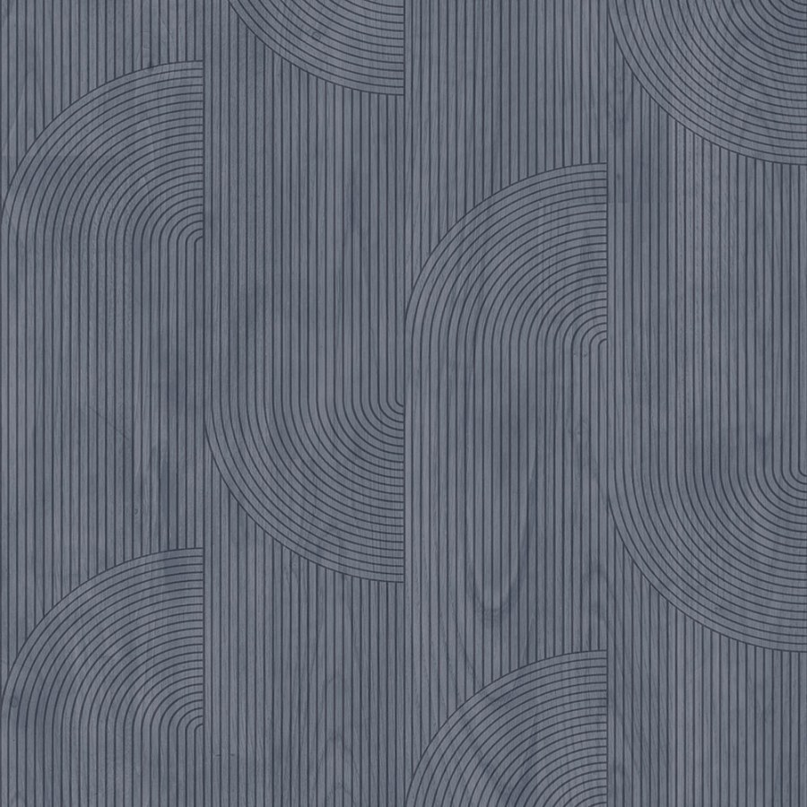 Tmavě modrá geometrická omyvatelná Tapeta 231601 | Lepidlo zdarma - Tapety Vavex